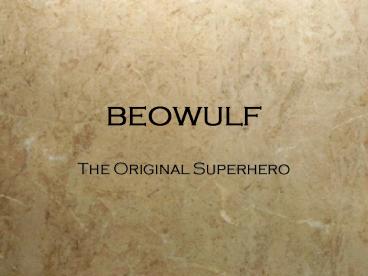 BEOWULF