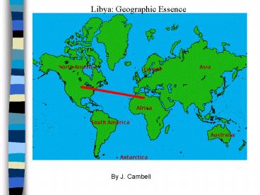 Libya: Geographic Essence