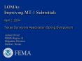 LOMAs Improving MT1 Submittals PowerPoint PPT Presentation