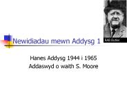 Newidiadau mewn Addysg 1
