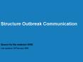 Outbreak communication: Functions, structures, activities PowerPoint PPT Presentation