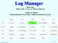 Log Manager PowerPoint PPT Presentation