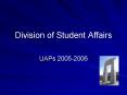 Division of Student Affairs PowerPoint PPT Presentation