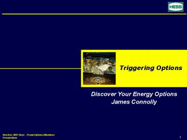 Discover Your Energy Options James Connolly