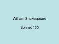 William Shakespeare PowerPoint PPT Presentation