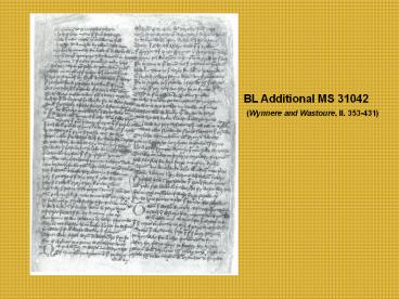 BL Additional MS 31042