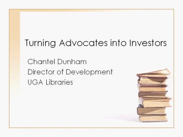 Turning%20Advocates%20into%20Investors