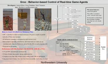 Groo%20:%20Behavior-based%20Control%20of%20Real-time%20Game%20Agents