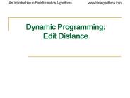 Dynamic Programming: Edit Distance