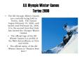 XX Olympic Winter Games Torino 2006 PowerPoint PPT Presentation
