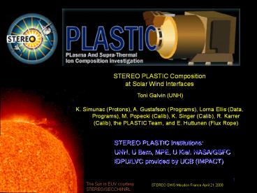STEREO PLASTIC Composition