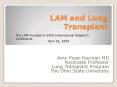 LAM and Lung Transplant PowerPoint PPT Presentation