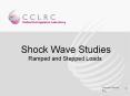Shock Wave Studies PowerPoint PPT Presentation