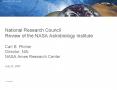 National Research Council Review of the NASA Astrobiology Institute Carl B' Pilcher Director, NAI NA PowerPoint PPT Presentation