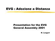 EVG : Adozione a Distanza