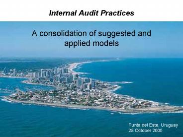 Internal Audit Practices