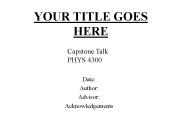 YOUR TITLE GOES HERE
