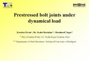 Prestressed%20bolt%20joints%20under%20dynamical%20load