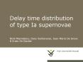 Delay time distribution of type Ia supernovae PowerPoint PPT Presentation