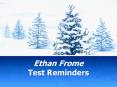 Ethan Frome Test Reminders PowerPoint PPT Presentation