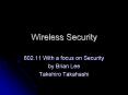Wireless Security PowerPoint PPT Presentation