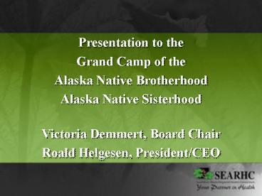 Victoria Demmert, Board Chair