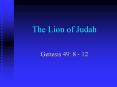 The Lion of Judah PowerPoint PPT Presentation