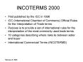 INCOTERMS 2000 PowerPoint PPT Presentation