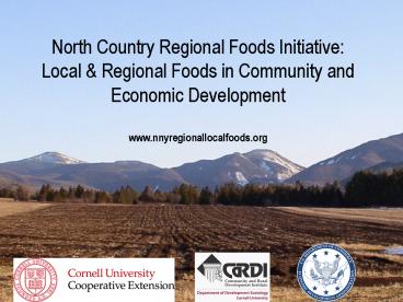 North Country Regional Foods Initiative