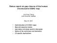 Status report on gap closure of the human chromosome 5 BAC map PowerPoint PPT Presentation
