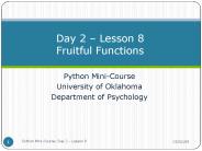 Python Mini-Course