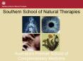 Southern School of Natural Therapies PowerPoint PPT Presentation