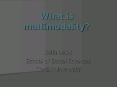 What is multimodality PowerPoint PPT Presentation