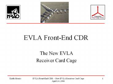 EVLA%20Front-End%20CDR%20