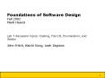 Foundations of Software Design Fall 2002 Marti Hearst PowerPoint PPT Presentation