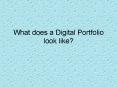 What does a Digital Portfolio look like PowerPoint PPT Presentation