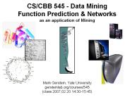 CS/CBB 545 - Data Mining Function Prediction
