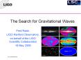 The Search for Gravitational Waves PowerPoint PPT Presentation