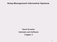 Using Management Information Systems PowerPoint PPT Presentation