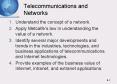 Telecommunications and Networks PowerPoint PPT Presentation
