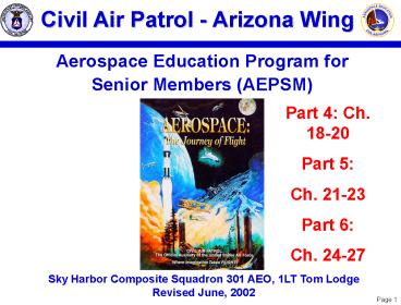 Civil Air Patrol Arizona Wing