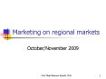 Marketing on regional markets PowerPoint PPT Presentation