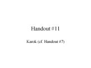 Handout