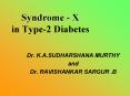 Syndrome X in Type2 Diabetes PowerPoint PPT Presentation