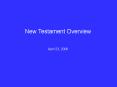 RELIABILITY OF NEW TESTAMENT PowerPoint PPT Presentation