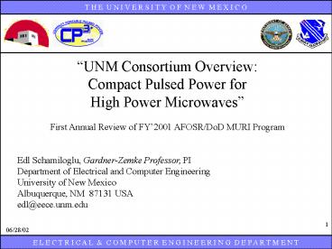 MURI Conference Working Group