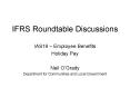 IFRS Roundtable Discussions PowerPoint PPT Presentation