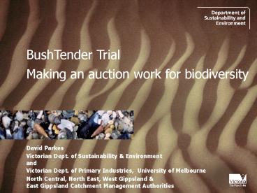 generalised example from North Central CMA