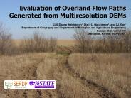 Evaluation of Overland Flow Paths Generated from Multiresolution DEMs