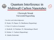 Quantum Interference in Multiwall Carbon Nanotubes